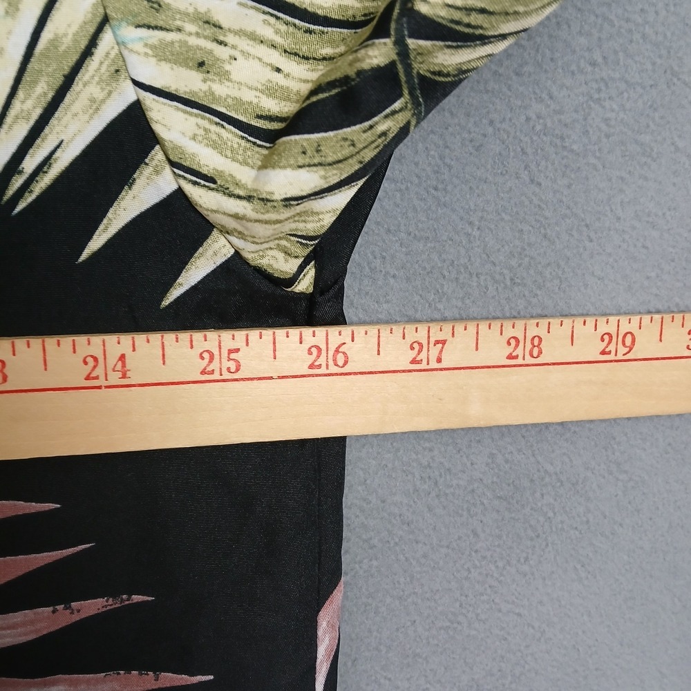 Shein Curvy Kimono Top Womens 2XL Black Botanical Short Sleeve Open Front Boho - Picture 7 of 8